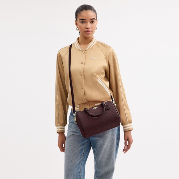 Rowan Satchel Bag In Signature Canvas - Picture 2 of 6